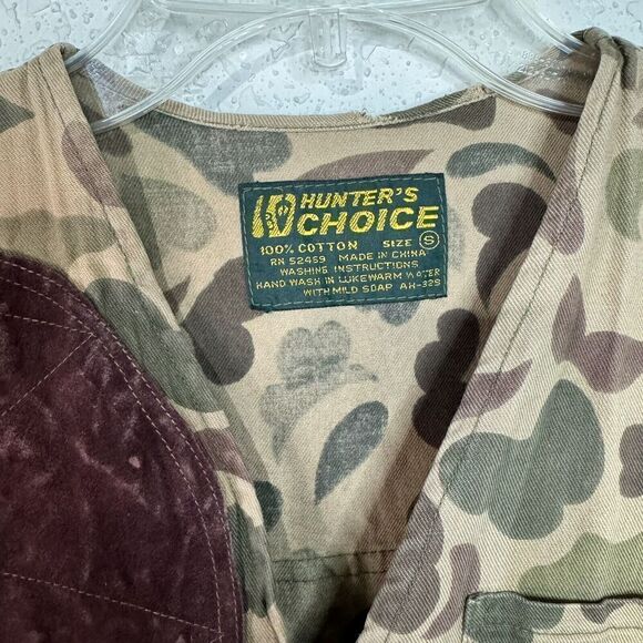 Vintage HUNTER's CHOICE Mens S Bird Hunting Shotgun Vest 100% Cotton 90s - Picture 3 of 14